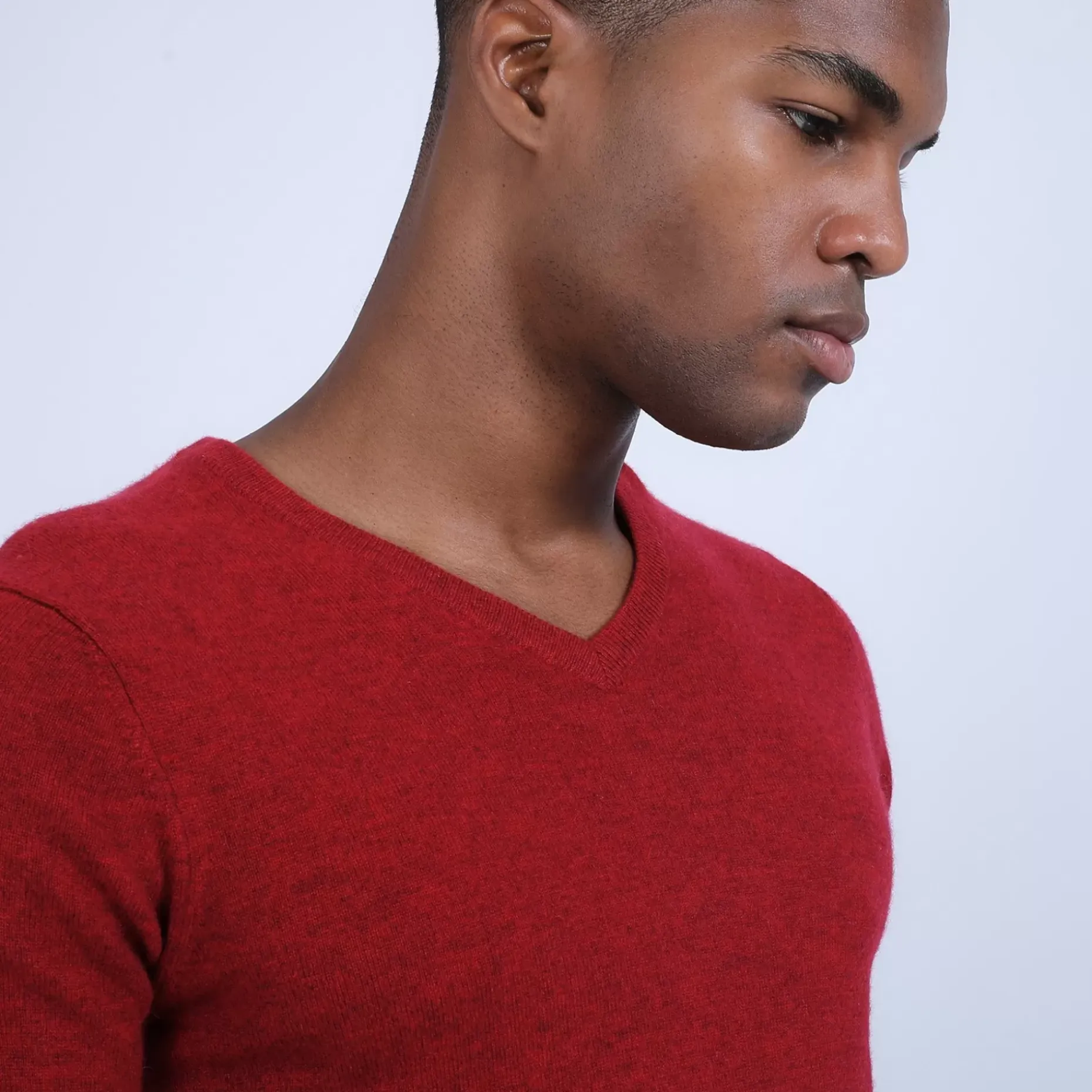 Maison Montagut Pulls>Pull Col V En Cachemire - Benjamin