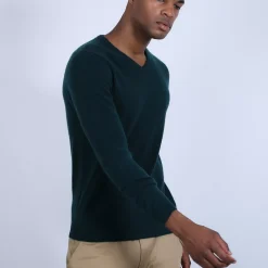 Maison Montagut Pulls>Pull Col V En Cachemire - Benjamin