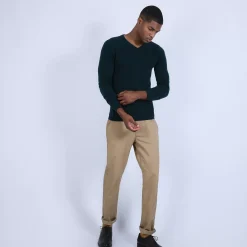 Maison Montagut Pulls>Pull Col V En Cachemire - Benjamin
