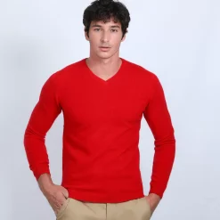 Maison Montagut Pulls>Pull Col V En Cachemire - Benjamin