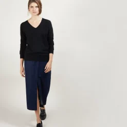 Maison Montagut Pulls>Pull Col V En Cachemire - Bertille