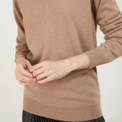 Maison Montagut Pulls>Pull Col V En Cachemire - Bertille