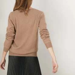 Maison Montagut Pulls>Pull Col V En Cachemire - Bertille