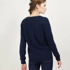 Maison Montagut Pulls>Pull Col V En Cachemire - Bertille