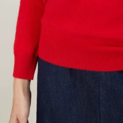 Maison Montagut Pulls>Pull Col V En Cachemire - Bertille