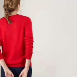 Maison Montagut Pulls>Pull Col V En Cachemire - Bertille