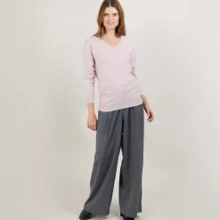 Maison Montagut Pulls>Pull Col V En Cachemire - Bertille