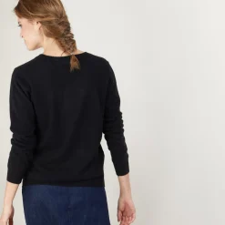 Maison Montagut Pulls>Pull Col V En Cachemire - Bertille