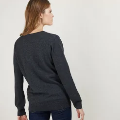 Maison Montagut Pulls>Pull Col V En Cachemire - Bertille