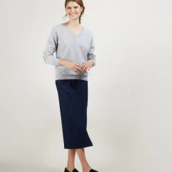 Maison Montagut Pulls>Pull Col V En Cachemire - Bertille