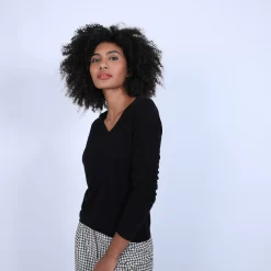 Maison Montagut Pulls>Pull Col V En Cachemire - Bijou