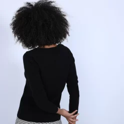 Maison Montagut Pulls>Pull Col V En Cachemire - Bijou