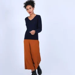 Maison Montagut Pulls>Pull Col V En Cachemire - Bijou
