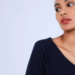 Maison Montagut Pulls>Pull Col V En Cachemire - Bijou