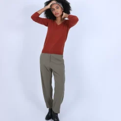 Maison Montagut Pulls>Pull Col V En Cachemire - Bijou