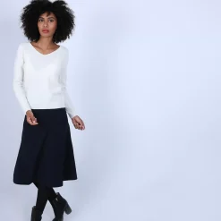 Maison Montagut Pulls>Pull Col V En Cachemire - Bijou
