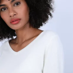 Maison Montagut Pulls>Pull Col V En Cachemire - Bijou
