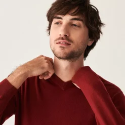 Maison Montagut Pulls>Pull Col V En Cachemire - Evann