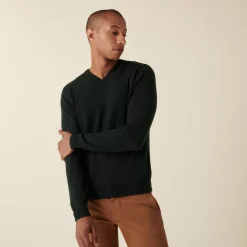 Maison Montagut Pulls>Pull Col V En Cachemire - Evann