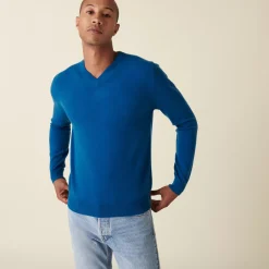 Maison Montagut Pulls>Pull Col V En Cachemire - Evann