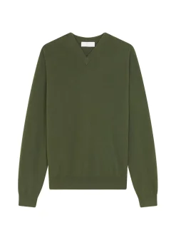 Maison Montagut Pulls>Pull Col V En Cachemire - Evann