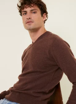 Maison Montagut Pulls>Pull Col V En Cachemire - Evann