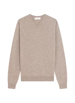 Maison Montagut Pulls>Pull Col V En Cachemire - Evann