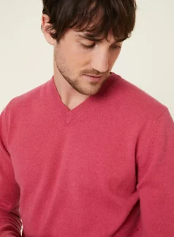 Maison Montagut Pulls>Pull Col V En Cachemire - Evann
