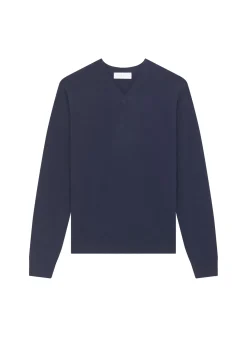 Maison Montagut Pulls>Pull Col V En Cachemire - Evann