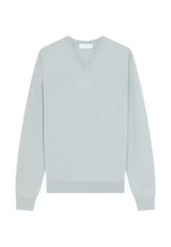 Maison Montagut Pulls>Pull Col V En Cachemire - Evann
