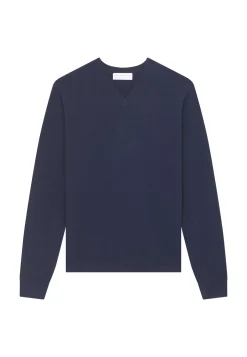 Maison Montagut Pulls>Pull Col V En Cachemire - Evann