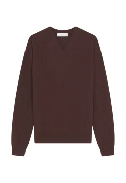 Maison Montagut Pulls>Pull Col V En Cachemire - Evann