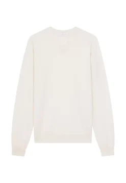 Maison Montagut Pulls>Pull Col V En Cachemire - Evann