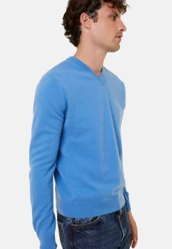 Maison Montagut Pulls>Pull Col V En Cachemire - Evann