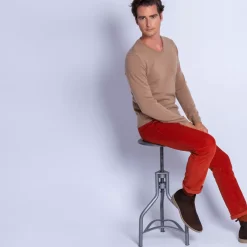 Maison Montagut Pulls>Pull Col V En Cachemire - Ferdinand