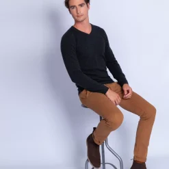 Maison Montagut Pulls>Pull Col V En Cachemire - Ferdinand