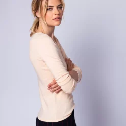Maison Montagut Pulls>Pull Col V En Cachemire Intemporel - Eniva