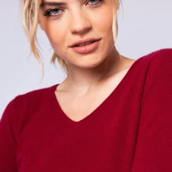 Maison Montagut Pulls>Pull Col V En Cachemire Intemporel - Eniva