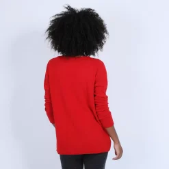 Maison Montagut Pulls>Pull Col V En Cachemire - Olga