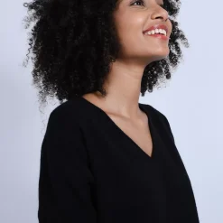 Maison Montagut Pulls>Pull Col V En Cachemire - Olga