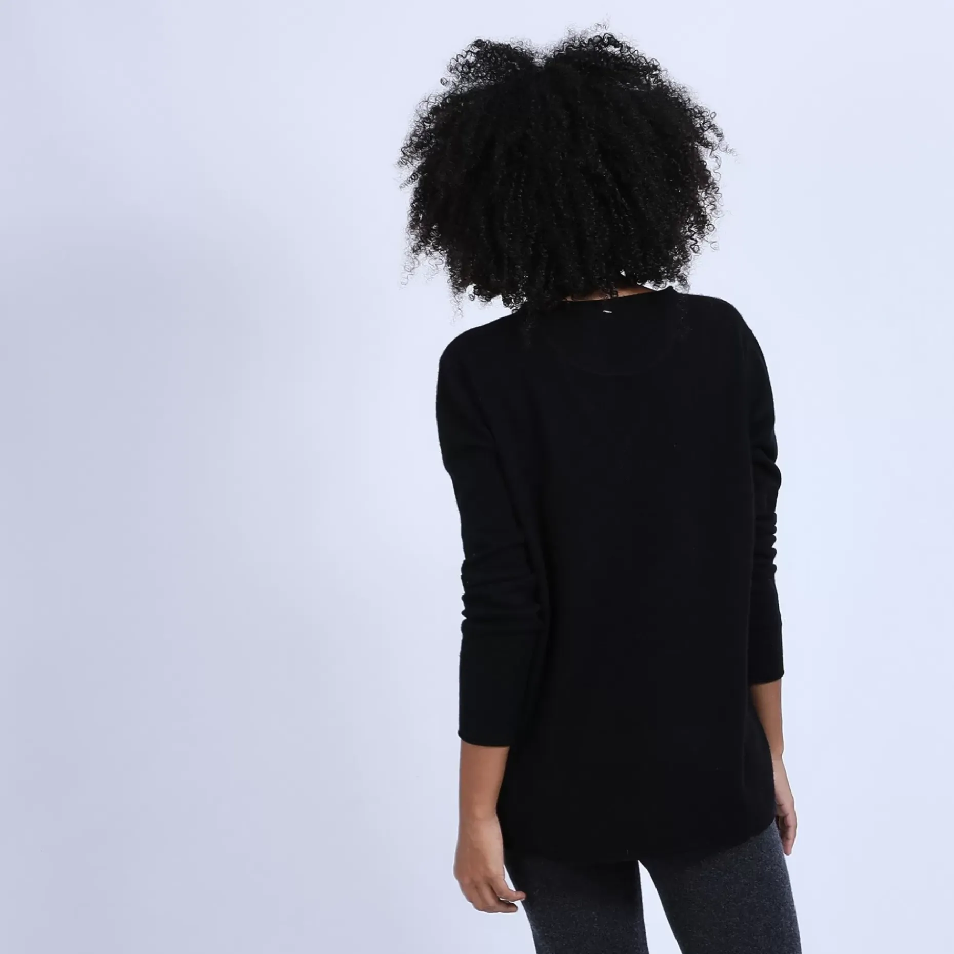 Maison Montagut Pulls>Pull Col V En Cachemire - Olga
