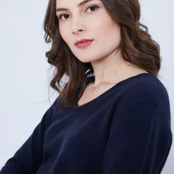 Maison Montagut Pulls>Pull Col V En Cachemire - Olga