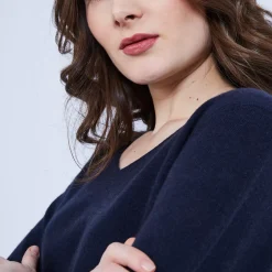 Maison Montagut Pulls>Pull Col V En Cachemire - Olga