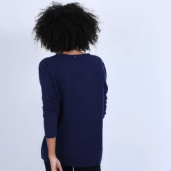 Maison Montagut Pulls>Pull Col V En Cachemire - Olga