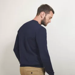 Maison Montagut Pulls>Pull Col V En Coton Cachemire - Brent