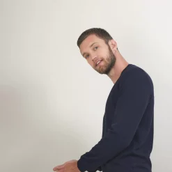 Maison Montagut Pulls>Pull Col V En Coton Cachemire - Brent