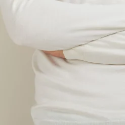 Maison Montagut Pulls>Pull Col V En Laine Et Soie - Basil