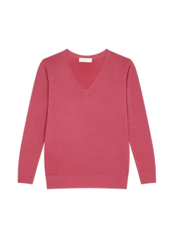 Maison Montagut Pulls>Pull Col V En Laine Merinos - Arya