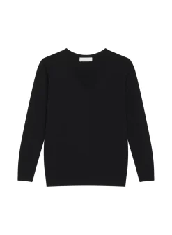 Maison Montagut Pulls>Pull Col V En Laine Merinos - Arya