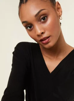 Maison Montagut Pulls>Pull Col V En Laine Merinos - Arya